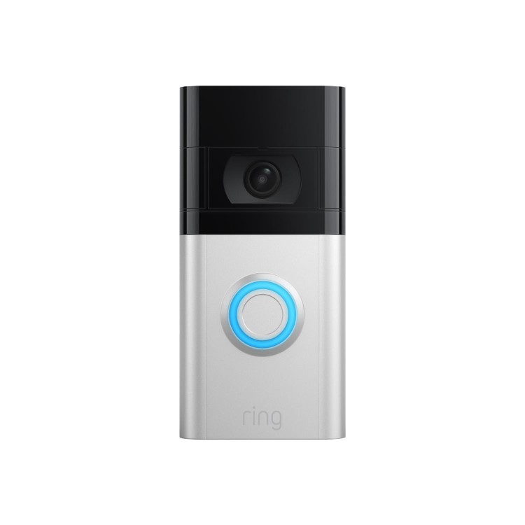 Ring Video Doorbell 4 - 1080p HD - Satin Nickel