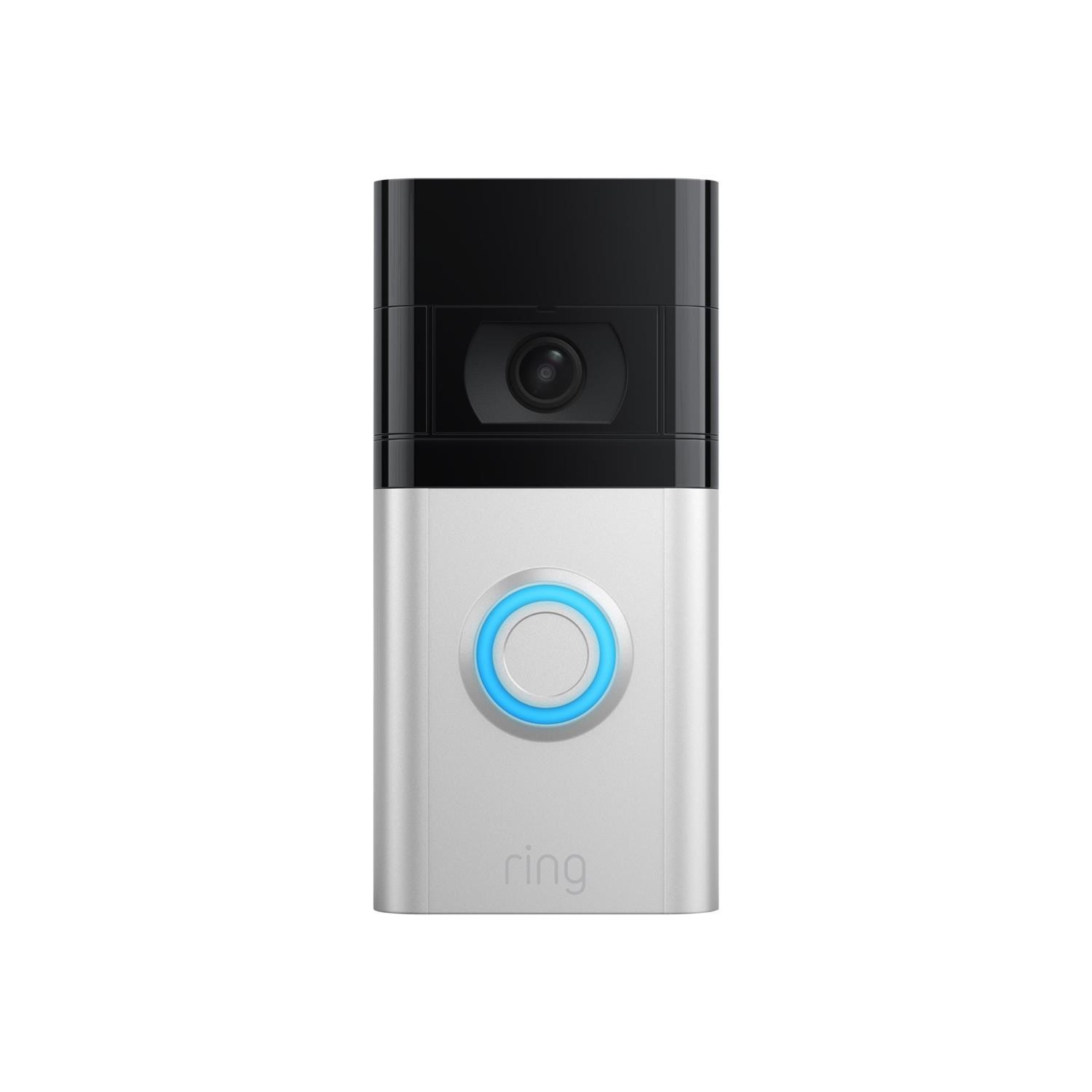 Ring 1080p HD Video Doorbell 4 - Satin Nickel