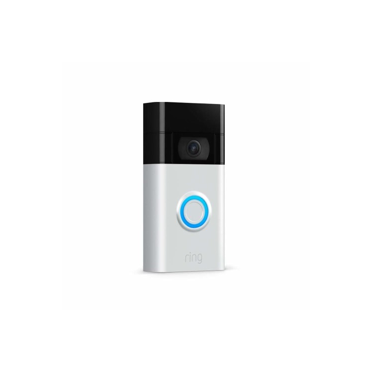 Ring 1080p HD 2nd Gen Video Doorbell 1 - Satin Nickel