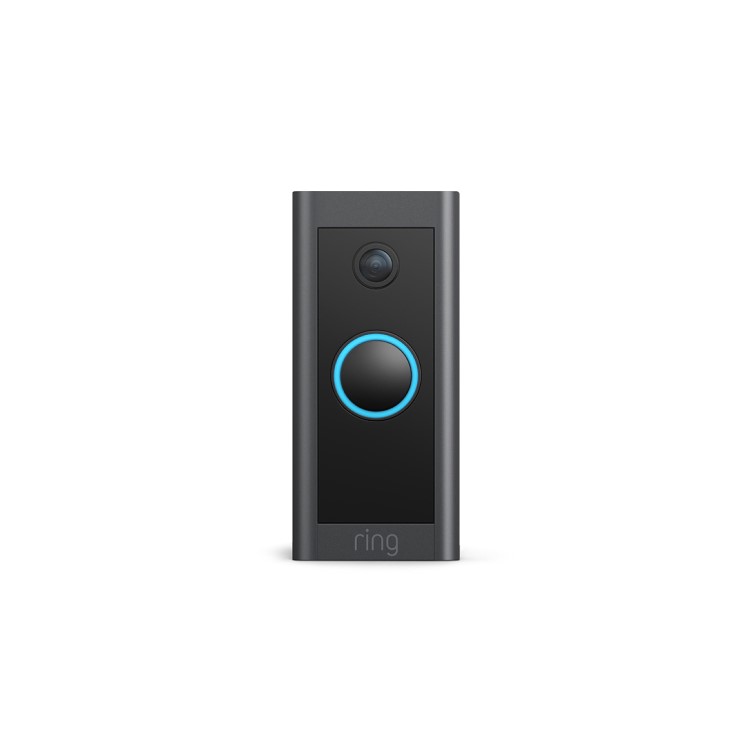 Ring Video Doorbell Wired - 1080p HD - Black
