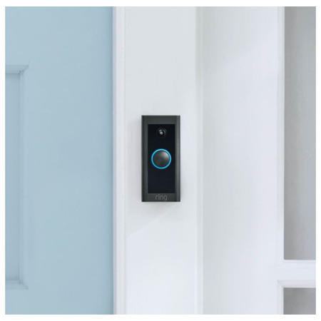 Ring Video Doorbell Wired - 1080p HD - Black