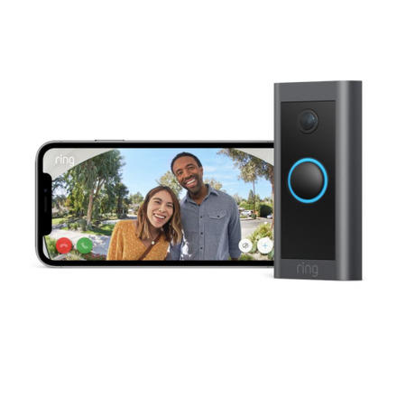 Ring Video Doorbell Wired - 1080p HD - Black