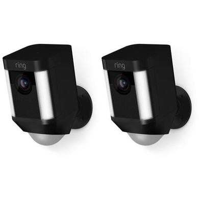 Ring 1080p HD Battery Spotlight Cam Duopack - Black