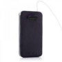Knomo Designer iPhone 4S Sleeve Leather with pull-up Black - 90-941-BLK  