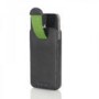 Knomo Designer iPhone 4S Sleeve Leather with pull-up Black - 90-941-BLK  