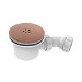 90mm Brushed Bronze Shower Tray Waste