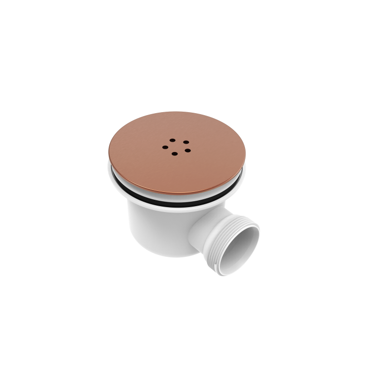 90mm Brushed Bronze Shower Tray Waste