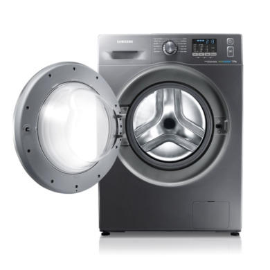 Samsung WF70F5E2W4X EcoBubble 7kg 1400rpm Freestanding Washing Machine Graphite Grey