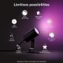 Philips Hue White & Colour Ambiance Lily Outdoor Spot Light - A+ Rated