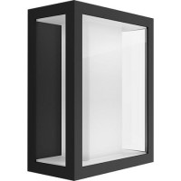 Philips Hue Outdoor Impress Wall Lantern Black - Wide