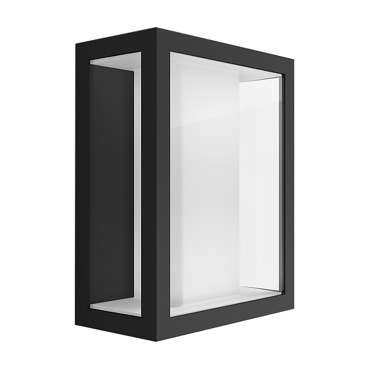 Philips Hue Outdoor Impress Wall Lantern Black - Wide