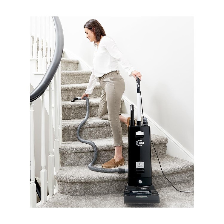 Sebo 91540GB X7 Extra ePower Upright Vacuum Cleaner - Black