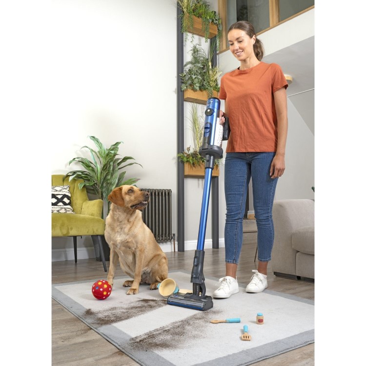 Numatic Henry Quick Pet 916634 Cordless Stick Vacuum Cleaner - Blue
