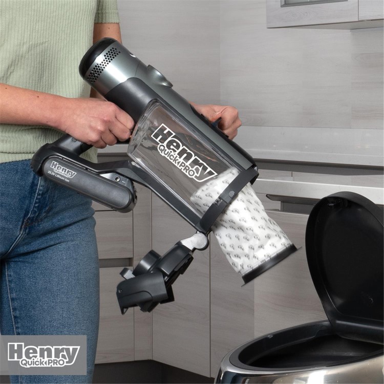 Numatic Henry Quick Pro 919149 Cordless Stick Vacuum Cleaner - Grey