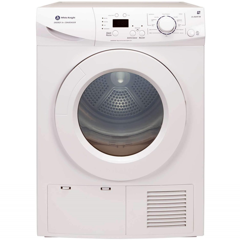 White Knight APLUS96M7W 7kg Condenser Tumble Dryer White | Appliances