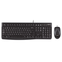 Logitech MK120 Wired Keyboard and Mouse Combo Black Logitech MK120 Wired Keyboard and Mouse Combo Black