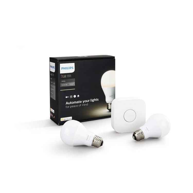 PHILIPS Hue Starter kit 2x9.5W E27 bulb White + bridge