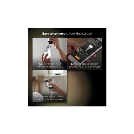 GRADE A1 - Philips Hue White B22 Fitting - 2 Pack - works with Alexa & Google Assistant