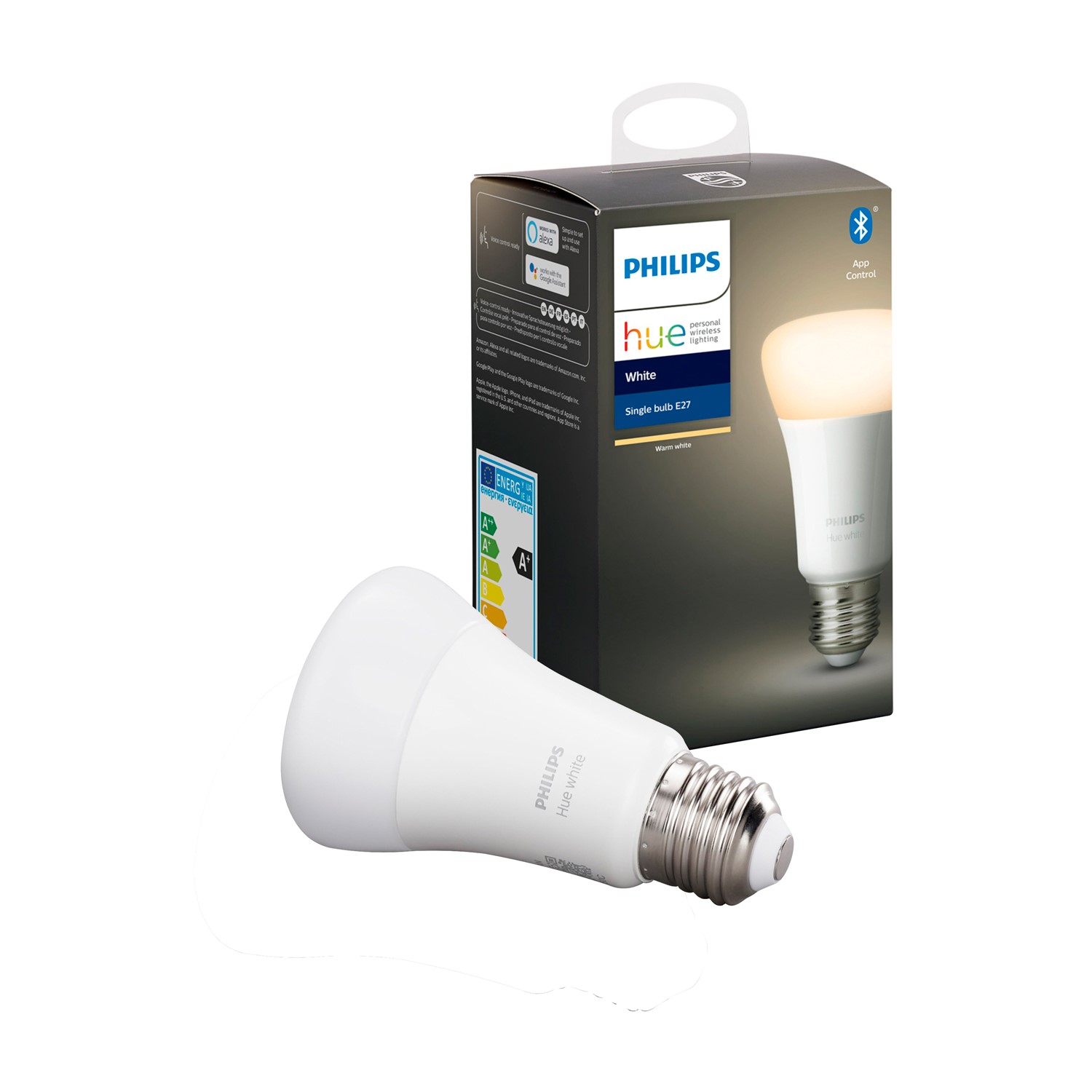 Philips Hue White E27 Single Bulb