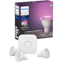Philips Hue White and Colour Ambiance GU10 Triple Pack