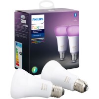 Philips Hue White and Colour Ambiance E27 Twin Pack