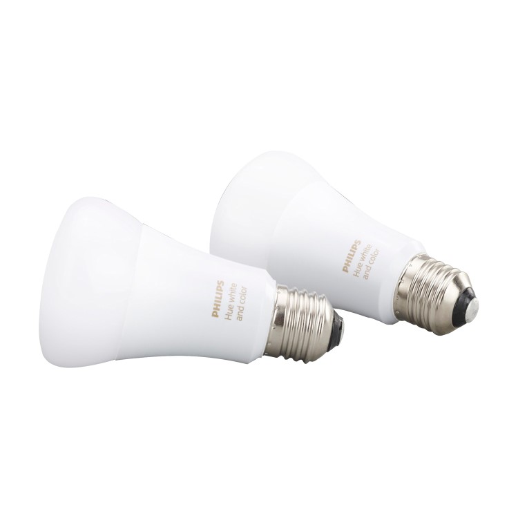 Philips Hue White and Colour Ambiance E27 Twin Pack