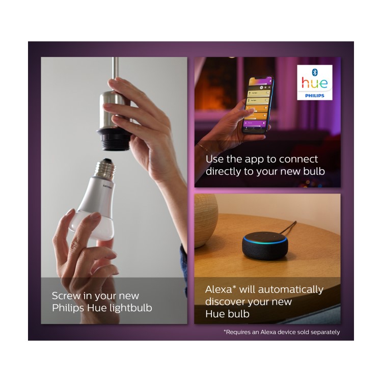 Philips Hue White and Colour Ambiance E27 Twin Pack