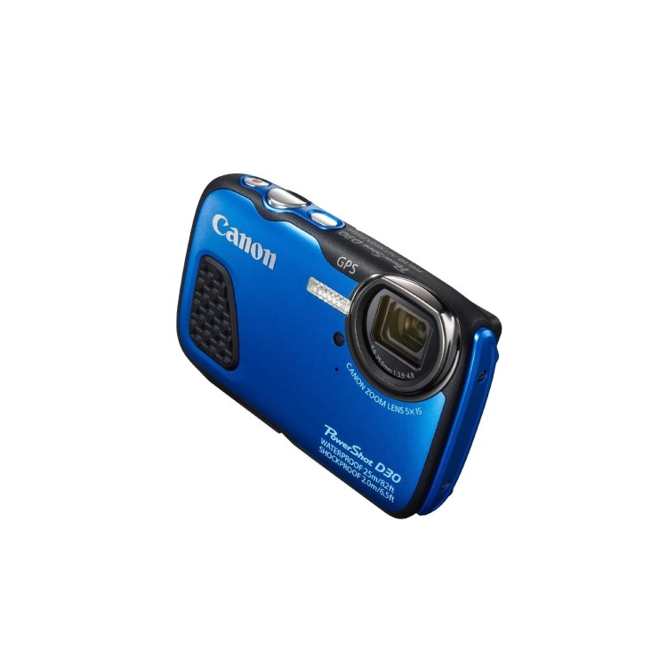 Canon PowerShot D30 Waterproof Digital Camera in Blue