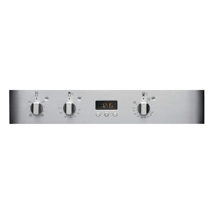 GRADE A2 - Hotpoint DHS53XS Multifunction Electric Built-in Double Oven - Stainless Steel