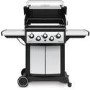 Broil King Signet 390 - 3 Burner Gas BBQ Grill with Side Burner and Rotisserie - Stainless Steel