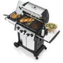 Broil King Signet 390 - 3 Burner Gas BBQ Grill with Side Burner and Rotisserie - Stainless Steel