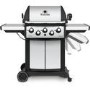 Broil King Signet 390 - 3 Burner Gas BBQ Grill with Side Burner and Rotisserie - Stainless Steel