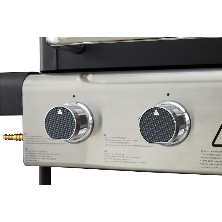 Dangrill 3 Burner Gas BBQ in Black