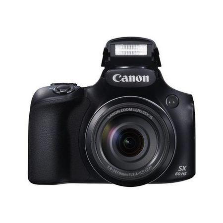 Canon PowerShot SX60 HS Camera Black Kit inc 16GB Class 10 SDHC Card & Case