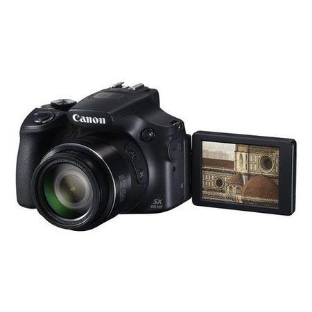 Canon PowerShot SX60 HS Camera Black Kit inc 16GB Class 10 SDHC Card & Case