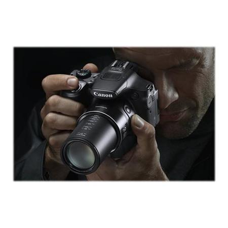 Canon PowerShot SX60 HS Camera Black 16.1MP 65xZoom 3.0LCD FHD 21mm Wide WiFi