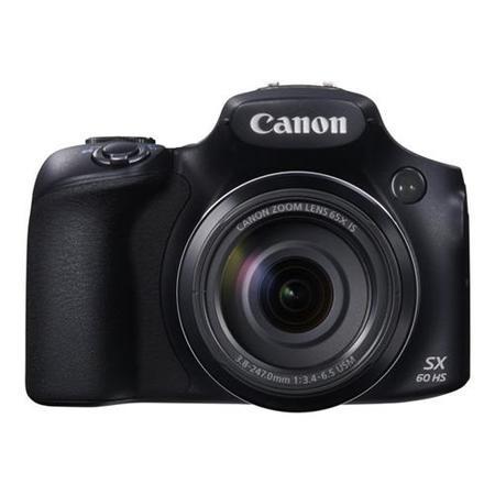 Canon PowerShot SX60 HS Camera Black 16.1MP 65xZoom 3.0LCD FHD 21mm Wide WiFi