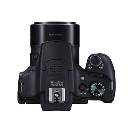 Canon PowerShot SX60 HS Camera Black 16.1MP 65xZoom 3.0LCD FHD 21mm Wide WiFi