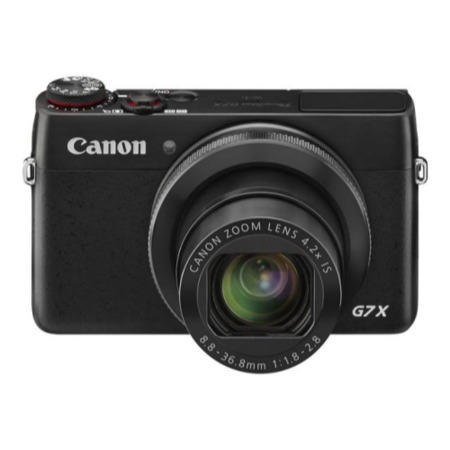 Canon PowerShot G7X Camera Black 20.2MP 4.2xZoom 3.0TouchLCD FHD 24mm Wide GPS