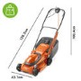 Refurbished Flymo EasiMow 380R 38cm Rotary Corded Electric Lawnmower