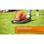 Refurbished Flymo Simpli Glide 360 Hover Corded Electric Lawnmower