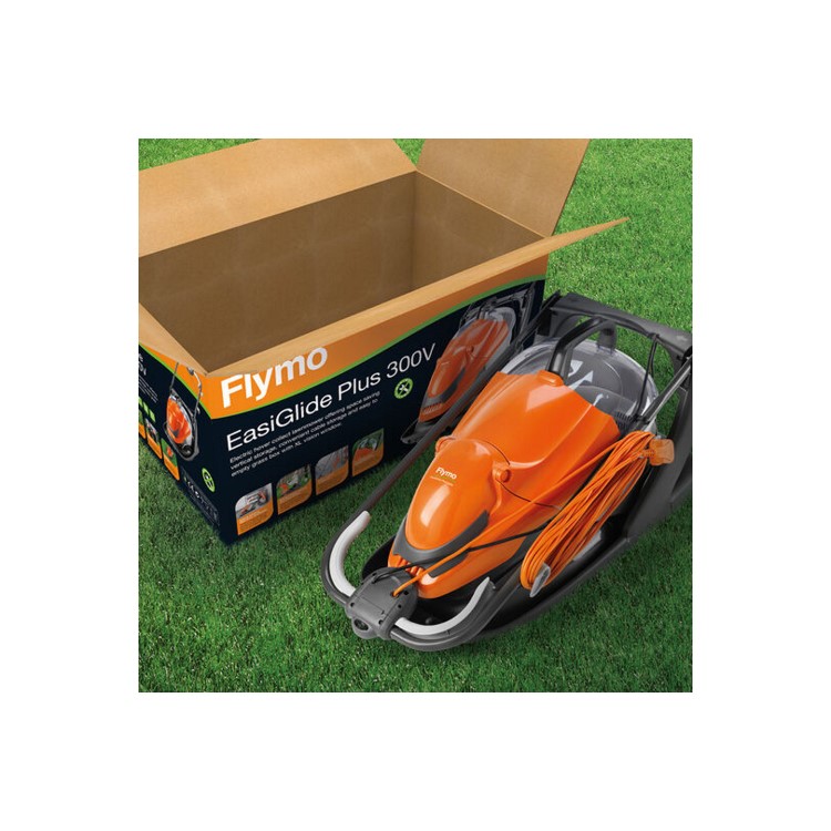 Flymo Easi Glide Plus 300V 30cm Hover Collect Corded Electric Lawnmower