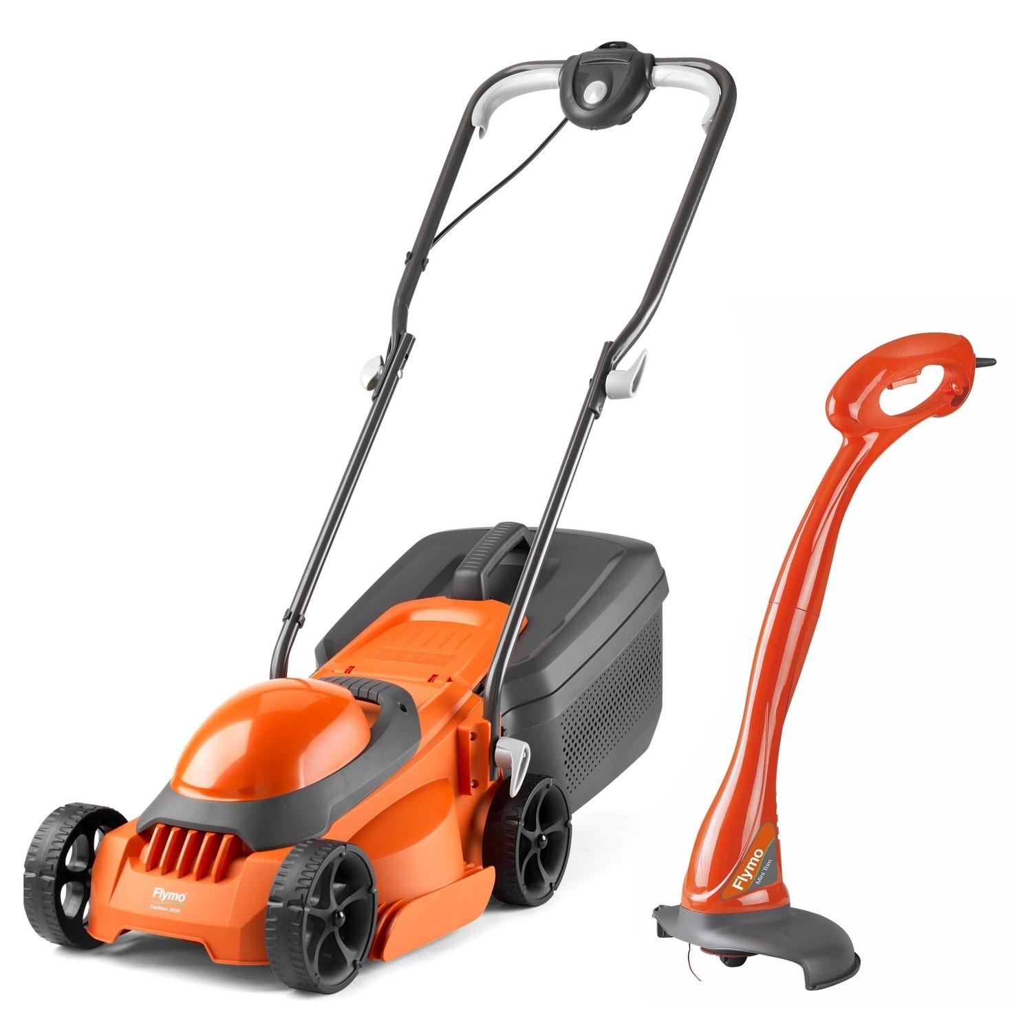 Flymo EasiMow Rotary Lawnmower & Mini Grass Trimmer Twin Pack