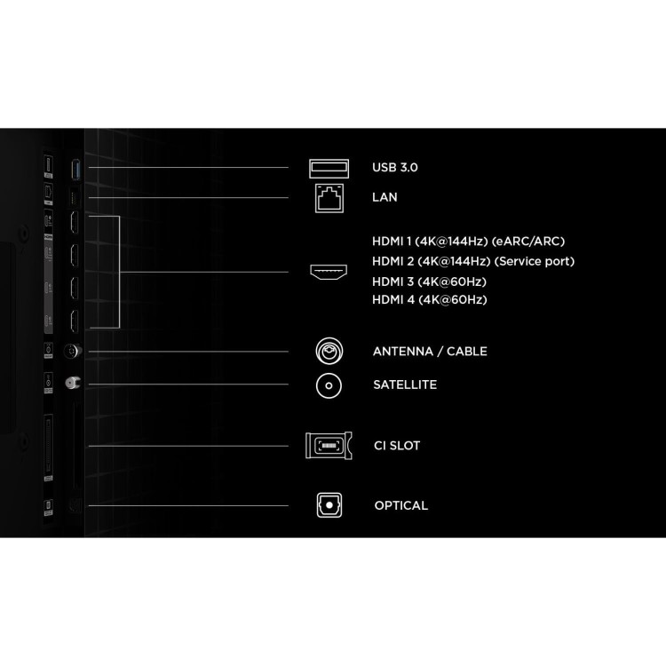 TCL 85A400M-UK 85" QD-Mini LED Google TV – Ultra Large 85 Inch 4K Smart TV with Dolby Vision HDR & Cinematic Home Entertainment