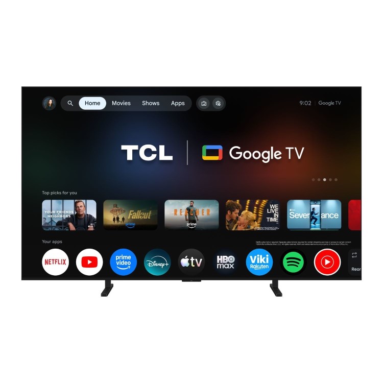 TCL 85A400M-UK 85" QD-Mini LED Google TV – Ultra Large 85 Inch 4K Smart TV with Dolby Vision HDR & Cinematic Home Entertainment