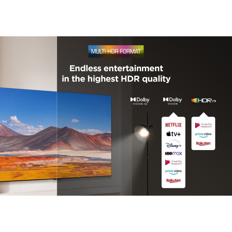 TCL C855K 75 inch Smart Mini LED 4K Ultra HD Google QLED TV