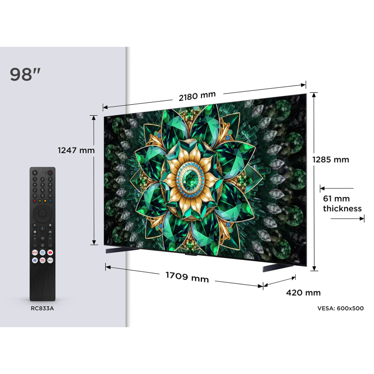 TCL Q7C 98 inch 4K QD-Mini LED Ultra HD Smart TV