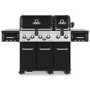 Broil King Regal S 690 IR - 6 Burner Gas BBQ Grill with Side Burner - Black