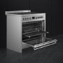 Smeg Opera 90cm Dual Fuel Single Oven Range Cooker - Stainless Steel