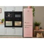 Refurbished Florence 60/40 Freestanding Retro Fridge Freezer - Tea Rose